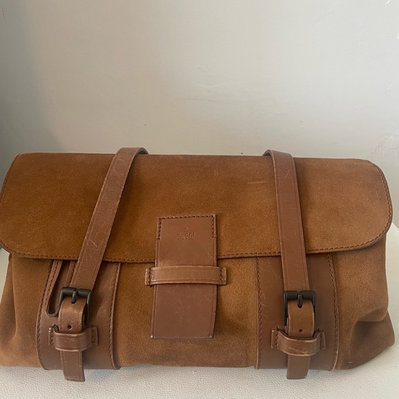 Gucci Brown Suede Bag - Picture 8 of 9